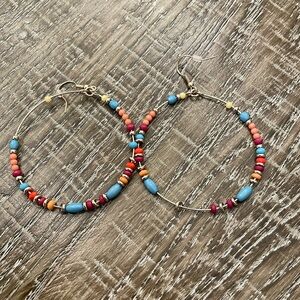 Jewelry - Gold Color Earrings with beads